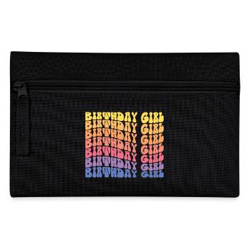 Birthday Girl - Groovy Retro Vintage Birthday - Trousse - noir - Devant