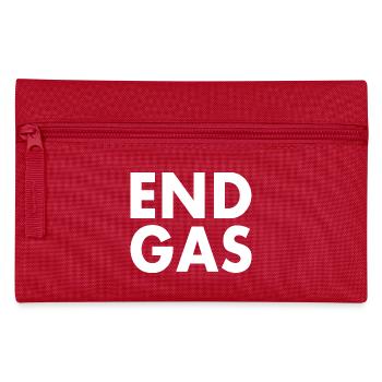 End gas - Federtasche - Rot - Vorne