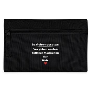 Vergeben an den tollsten Menschen der Welt - Federtasche - Schwarz - Vorne