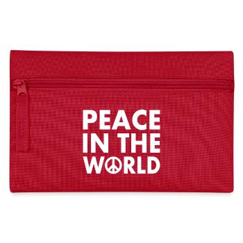 Peace in the world - Trousse - rouge - Devant