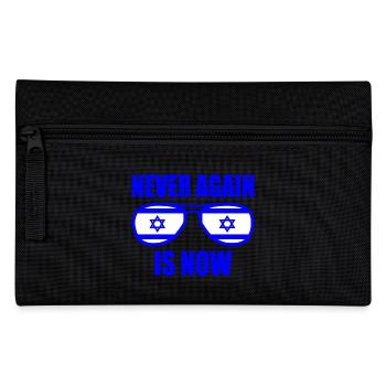 Never again is now - Federtasche - Schwarz - Vorne
