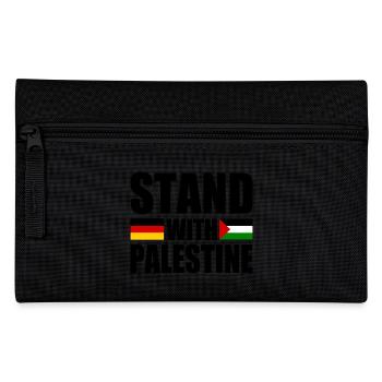Stand with palestine - Pencil Case - black - Front