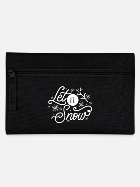 Let it Snow - Pencil Case - black