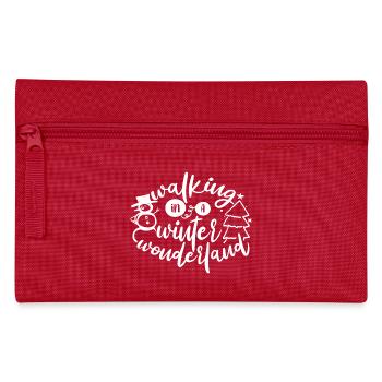 Marcher dans un pays des merveilles hivernales - Trousse - rouge - Devant