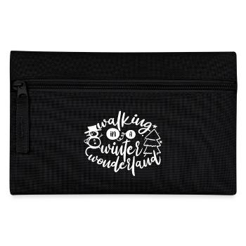 Marcher dans un pays des merveilles hivernales - Trousse - noir - Devant
