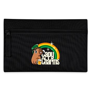 St. Patrick's Day - Capy Regenbogen Charms - Federtasche - Schwarz - Vorne