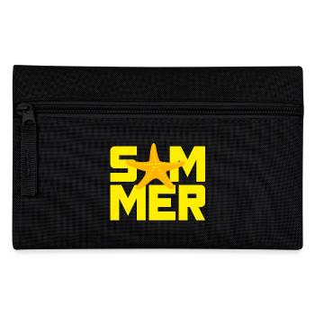 Summer Holidays Starfish Star Sea Beach Holidays - Pencil Case - black - Front