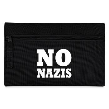 No nazis - Federtasche - Schwarz - Vorne