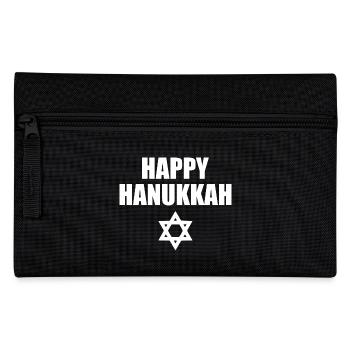 HAPPY HANUKKAH - Federtasche - Schwarz - Vorne