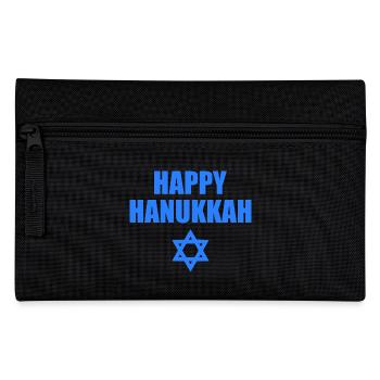 happy hanukkah - Federtasche - Schwarz - Vorne