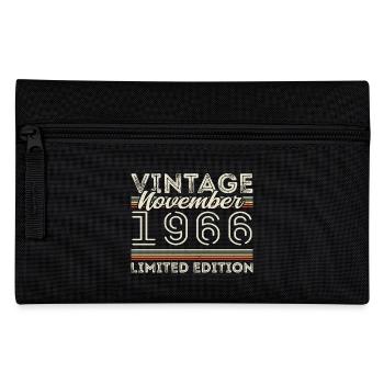 Born November 1966 Birthday November 1966 - Pencil Case - black - Front