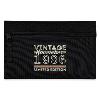 Jahrgang November 1986 Geburtstag November 1986 - Federtasche - Schwarz - Vorne
