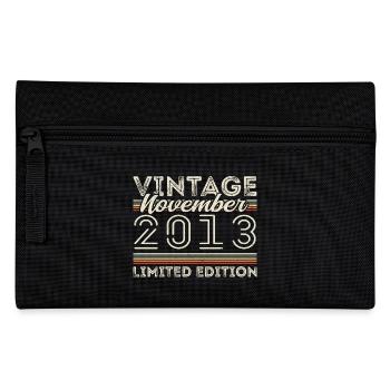 Vintage November 2013 Birthday November 2013 - Pencil Case - black - Front