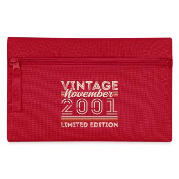 Vintage November 2001 Birthday November 2001 - Pencil Case - red - Front