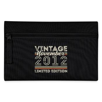 Vintage November 2012 Birthday November 2012 - Pencil Case - black - Front