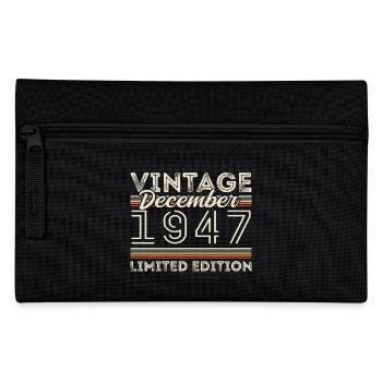 Vintage Décembre 1947 - 78e Anniversaire Décember - Trousse - noir - Devant