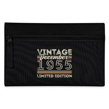 Vintage Décembre 1955 - 70e Anniversaire Décember - Trousse - noir - Devant