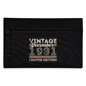Vintage Décembre 1981 - 44e Anniversaire Décember - Trousse - noir - Devant