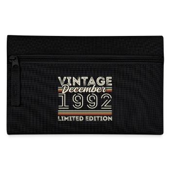 Vintage Décembre 1992 - 33e Anniversaire Décember - Trousse - noir - Devant