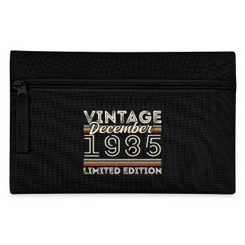 Vintage Décembre 1985 - 40e Anniversaire Décember - Trousse - noir - Devant