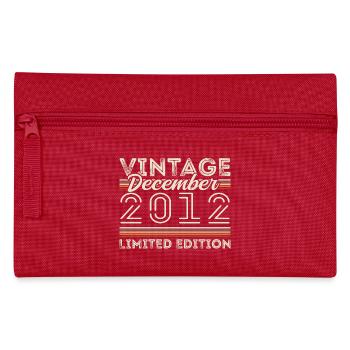 Vintage Décembre 2012 - 13e Anniversaire Décember - Trousse - rouge - Devant