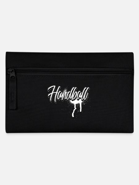 Handball Handballer - Federtasche - Schwarz