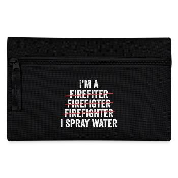 Ich bin Feuerwehrmann - Federtasche - Schwarz - Vorne