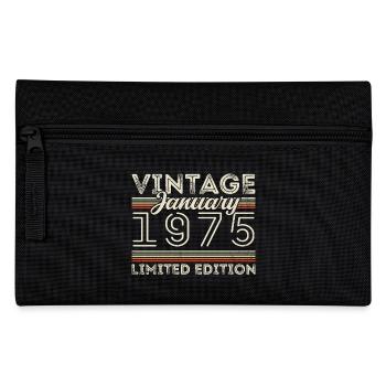 Janvier 1975 Né en 1975 - Date de naissance Janvier 1975 - Trousse - noir - Devant