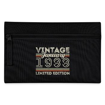 Janvier 1988 Né en 1988 - Date de naissance Janvier 1988 - Trousse - noir - Devant
