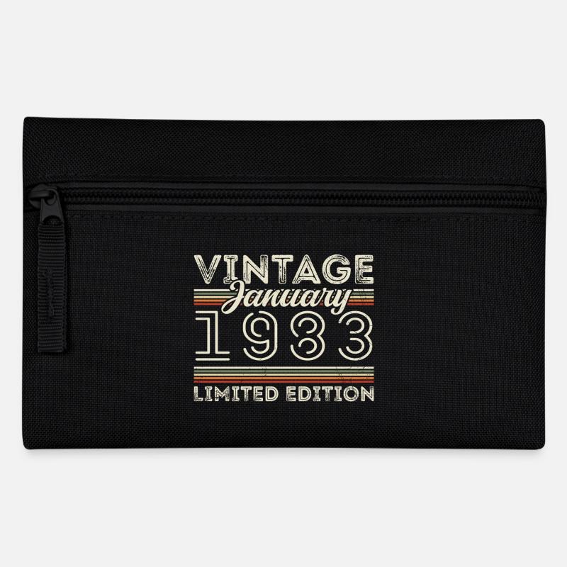 Janvier 1983 Né en 1983 - Date de naissance Janvier 1983 - Trousse - noir