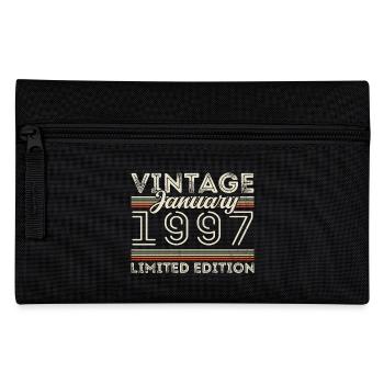 Janvier 1997 Né en 1997 - Date de naissance Janvier 1997 - Trousse - noir - Devant