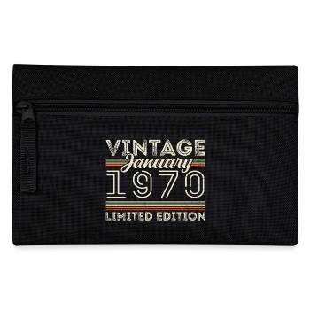 January 1970 Born in 1970 - Birthday January 1970 - Pencil Case - black - Front