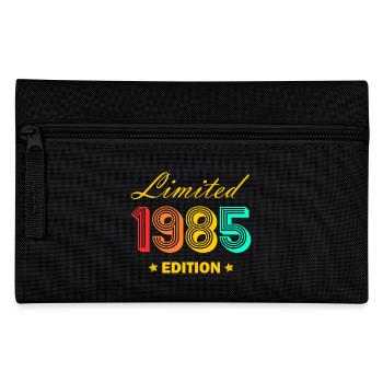 1985 Vintage 40th Birthday Gift Born 1985 - Pencil Case - black - Front