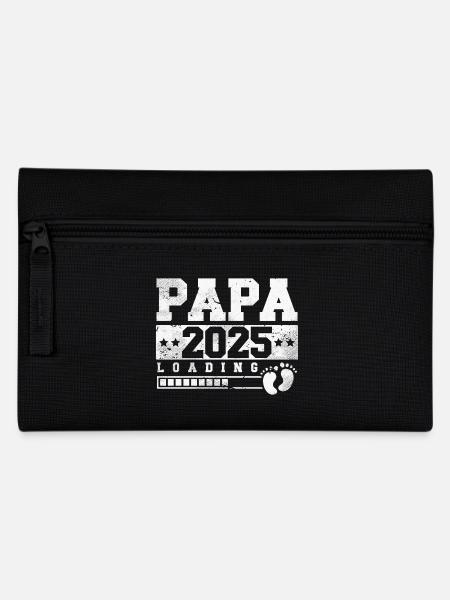 Papa 2025 loading - Federtasche - Schwarz