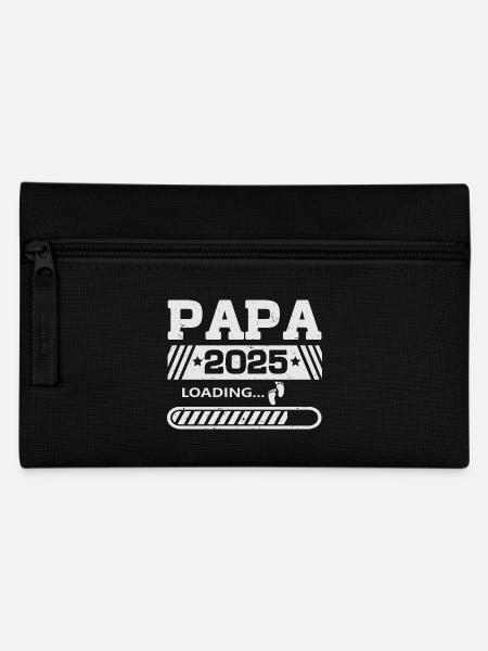 Papa 2025 loading - Federtasche - Schwarz