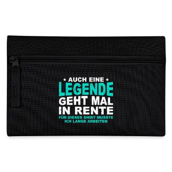 Even a legend retires gift retirement - Pencil Case - black - Front