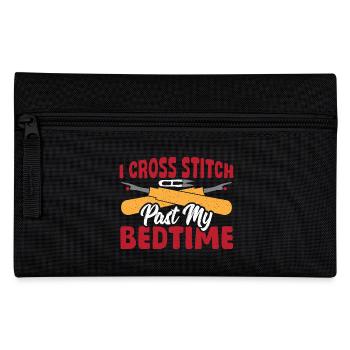 Cross Stitch After Bedtime Cross Stitch - Pencil Case - black - Front