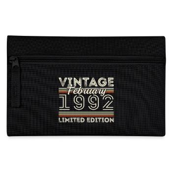 February 1992 Anniversary Gift - February 1992 - Pencil Case - black - Front