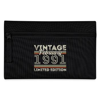 Februar 1991 Geschenk zum Jahrestag - Februar 1991 - Federtasche - Schwarz - Vorne