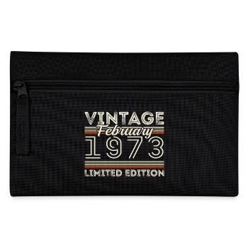 Februar 1973 Geschenk zum Jahrestag - Februar 1973 - Federtasche - Schwarz - Vorne