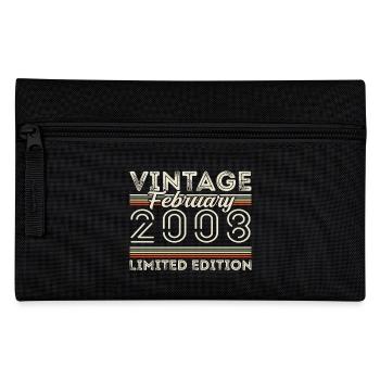 Februar 2008 Geschenk zum Jahrestag - Februar 2008 - Federtasche - Schwarz - Vorne