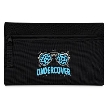 Lunettes de soleil drôles et costume de discours infiltré - Trousse - noir - Devant