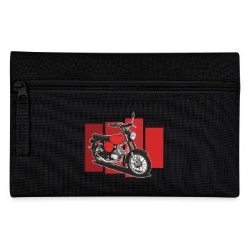 S51 (rot) // Illustration - Federtasche - Schwarz - Vorne