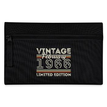 February 1966 Anniversary Gift - February 1966 - Pencil Case - black - Front