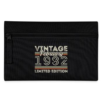 February 1982 Anniversary Gift - February 1982 - Pencil Case - black - Front