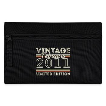 February 2011 Anniversary Gift - February 2011 - Pencil Case - black - Front