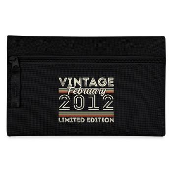 February 2012 Anniversary Gift - February 2012 - Pencil Case - black - Front