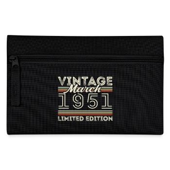 Mars 1951 Vintage 1951 Cadeau d’anniversaire Mars - Trousse - noir - Devant