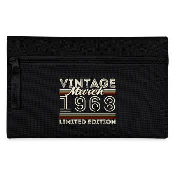 March 1968 Vintage 1968 Birthday Gift March - Pencil Case - black - Front