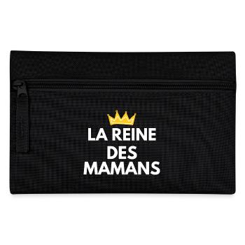 The Queen of Moms - Mom Gift Idea - Pencil Case - black - Front